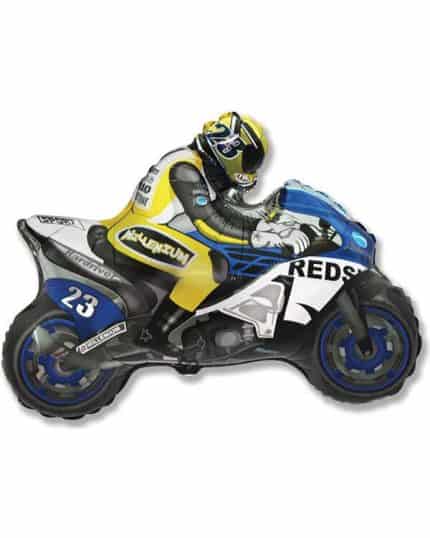 Фигура Мотоцикл синий 79 см